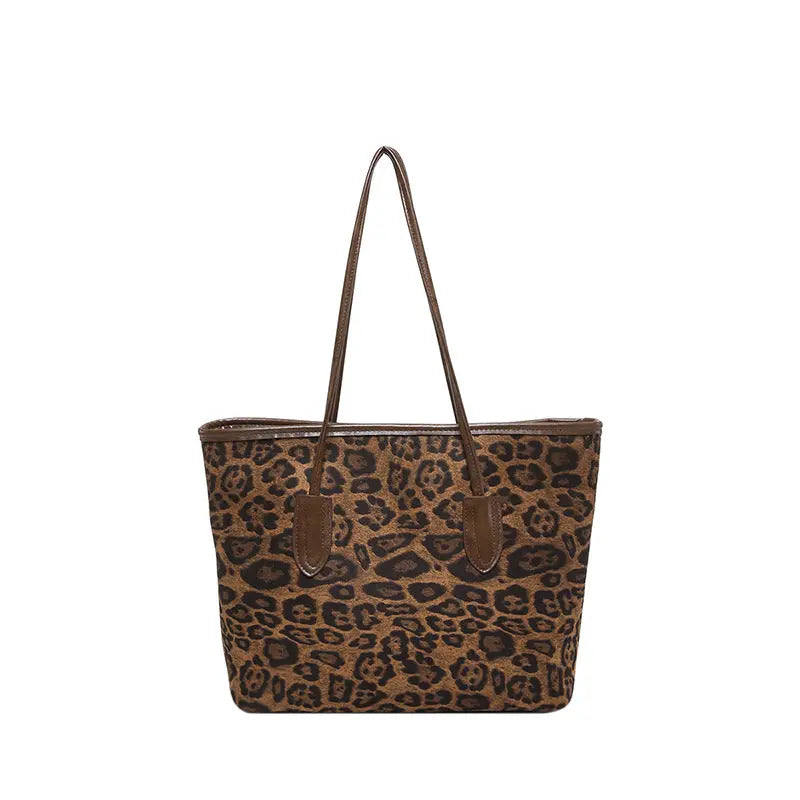 The Zola Leopard Shopper