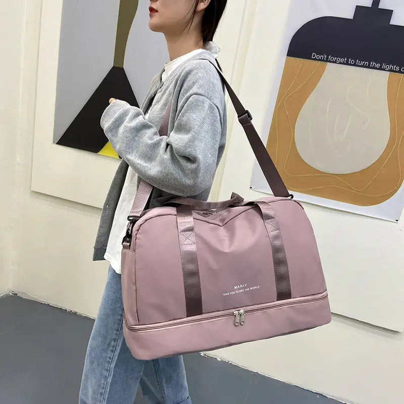 Large Waterproof Travel Tote – Dry/Wet Separation & Lightweight Carry-On Bag - Trends Zone