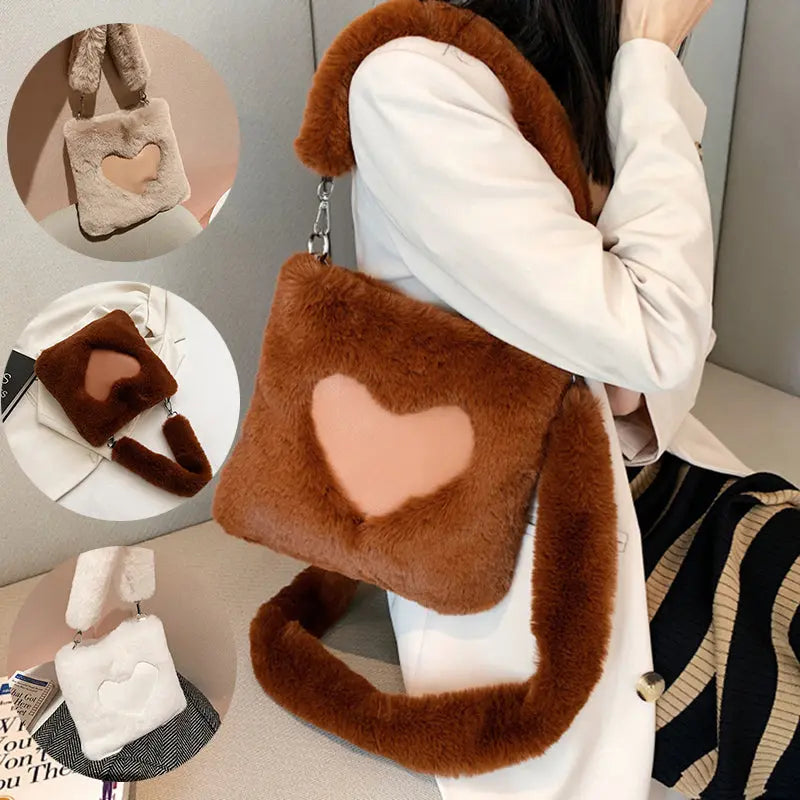 Cozy plush tote bag — Vessa Bags