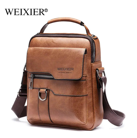 Men's vintage crossbody messenger and tote bag — Vessa Bags
