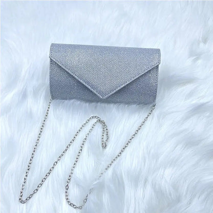 Glitter evening clutch bag — Vessa Bags