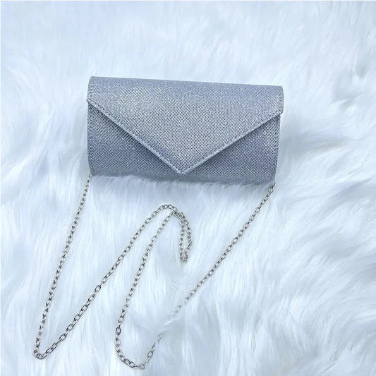 Glitter evening clutch bag — Vessa Bags