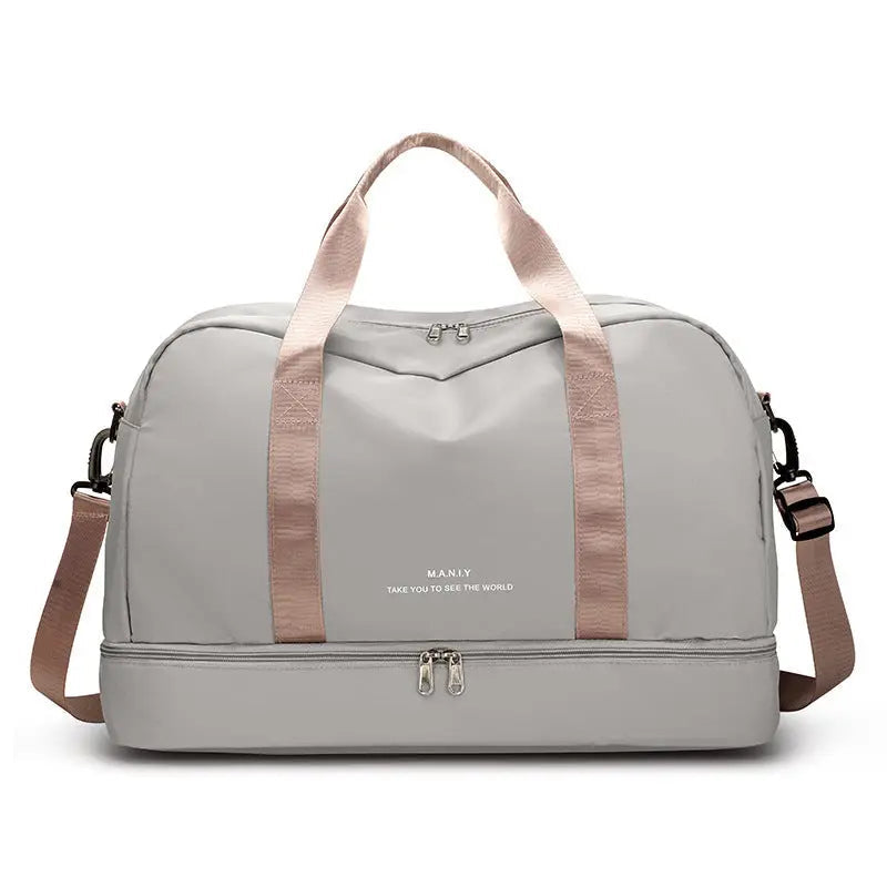 Large Waterproof Travel Tote – Dry/Wet Separation & Lightweight Carry-On Bag - Trends Zone