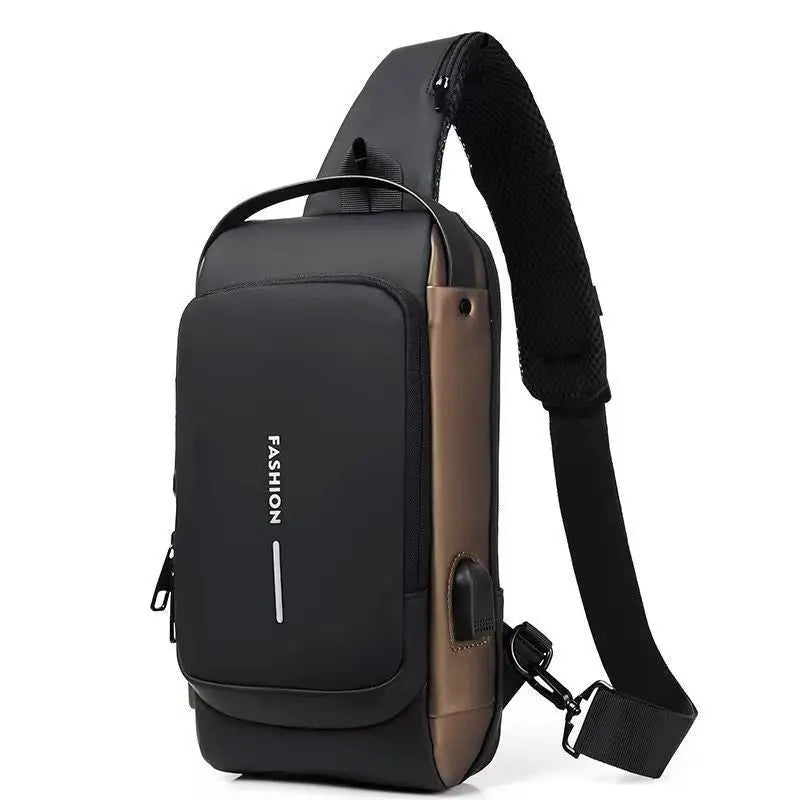 Anti-theft men's chest and crossbody bag — Vessa Bags