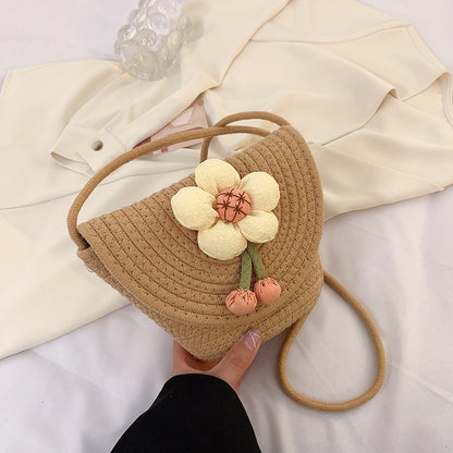 The Anya Woven Shoulder Bag