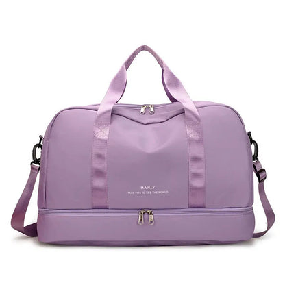 Large Waterproof Travel Tote – Dry/Wet Separation & Lightweight Carry-On Bag - Trends Zone