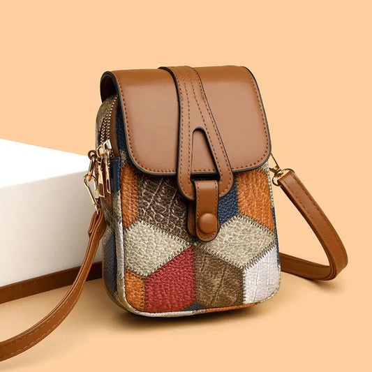 Soft vertical crossbody pouch — Vessa Bags
