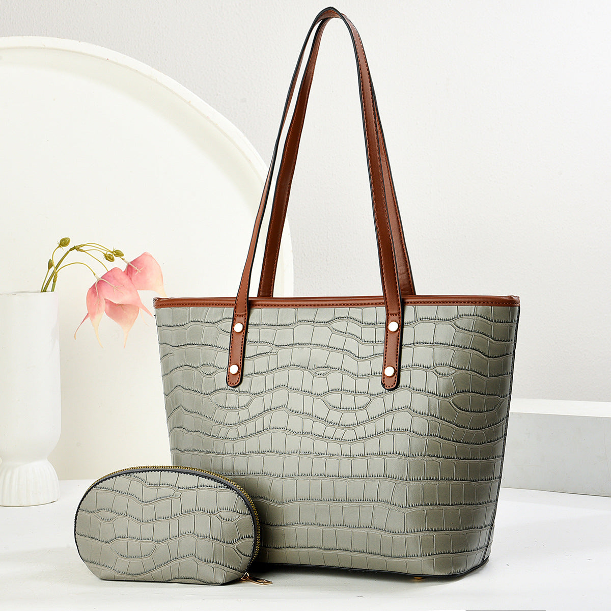 Vintage Large-Capacity Tote Bag