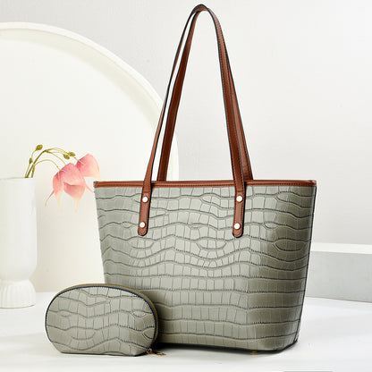 Vintage Large-Capacity Tote Bag