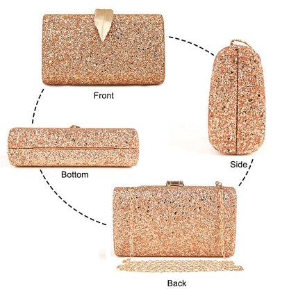 The Junia Sequin Evening Clutch