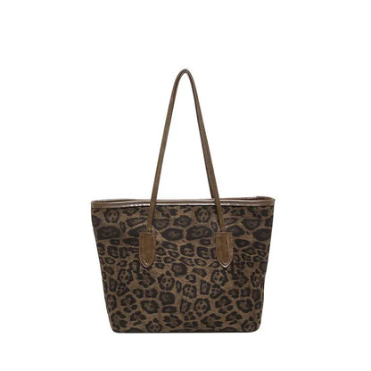 The Zola Leopard Shopper