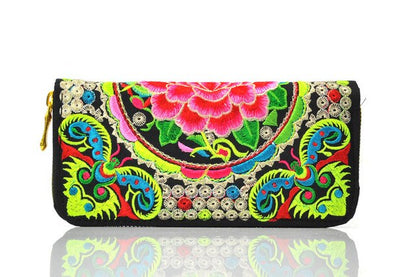 The Suri Embroidered Long Purse