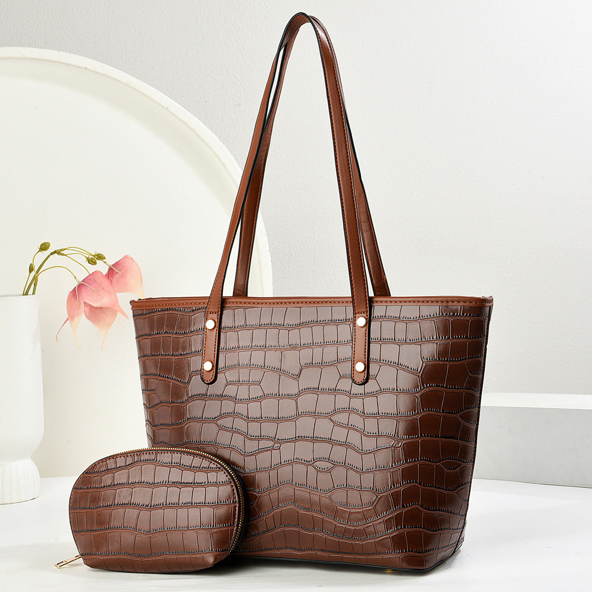 Vintage Large-Capacity Tote Bag