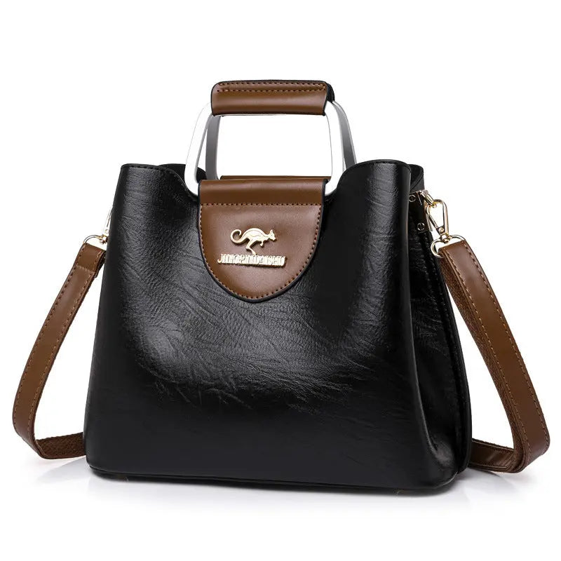 Large-capacity shoulder tote bag — Vessa Bags