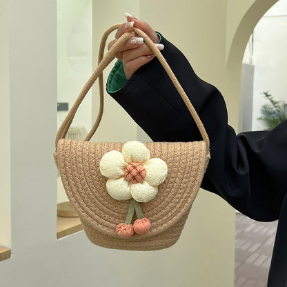 The Anya Woven Shoulder Bag