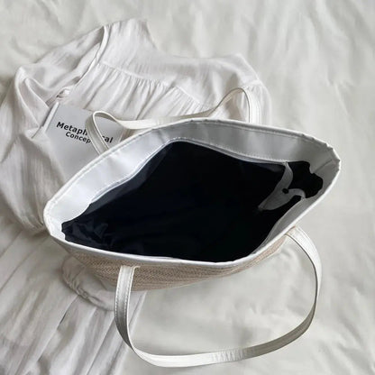 The Sol Straw Tote