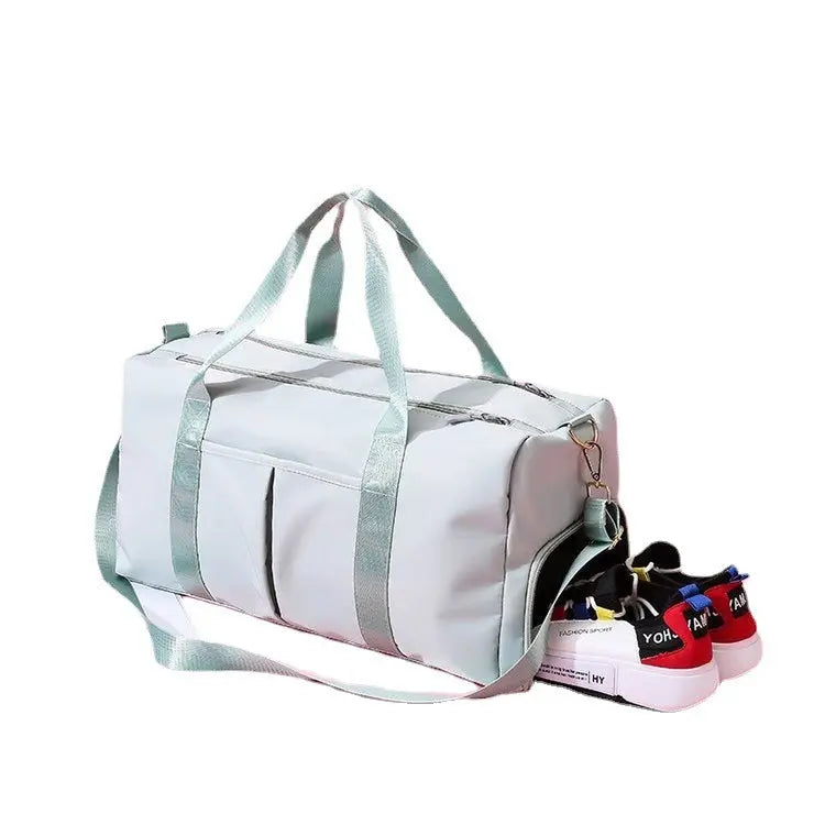 Weekender duffel bag with shoe compartment — Vessa Bags