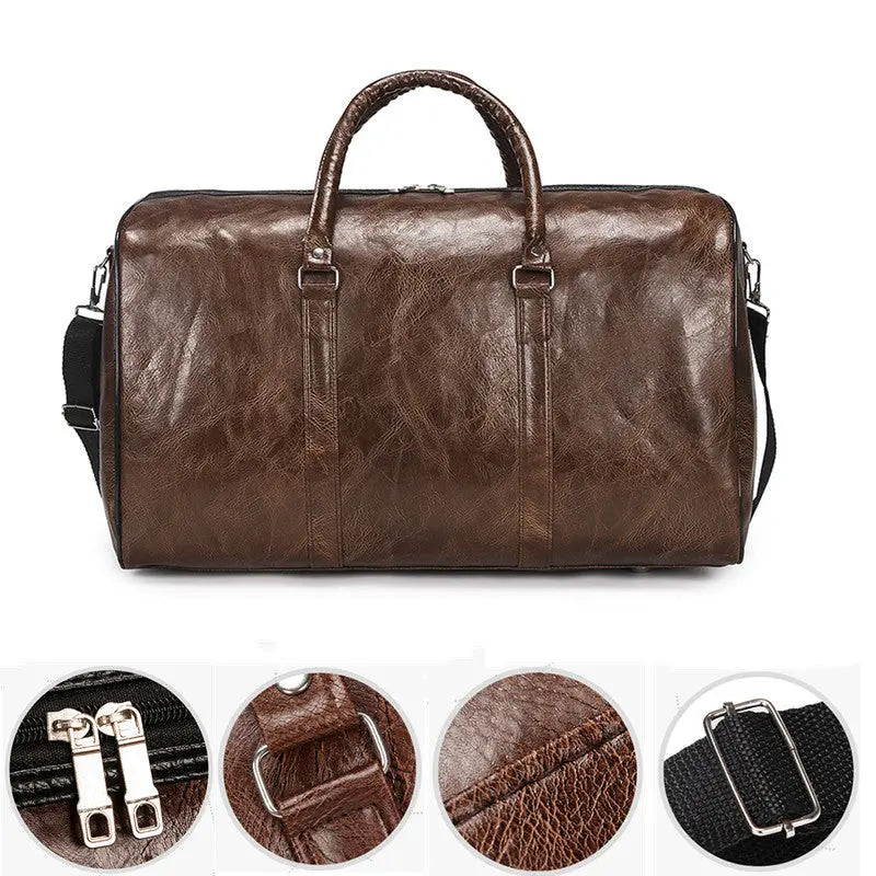 Cylindrical travel and sports duffel bag — Vessa Bags