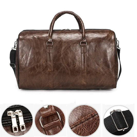 Cylindrical travel and sports duffel bag — Vessa Bags