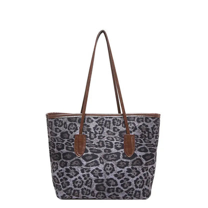 The Zola Leopard Shopper