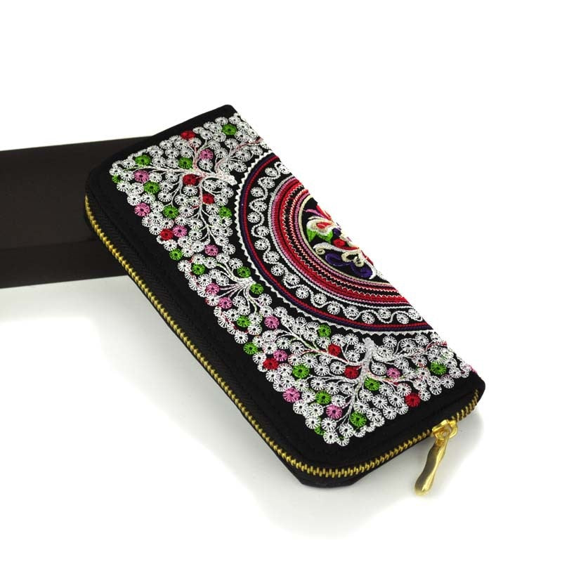 The Suri Embroidered Long Purse