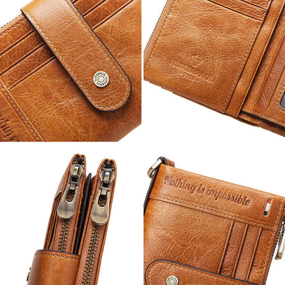 The Boone Double-Zip Wallet
