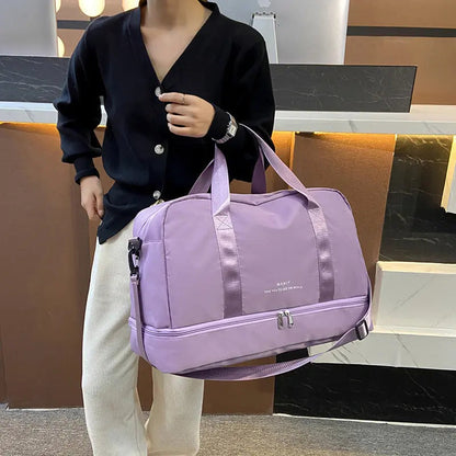 Large Waterproof Travel Tote – Dry/Wet Separation & Lightweight Carry-On Bag - Trends Zone