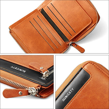 The Flint Zip Wallet