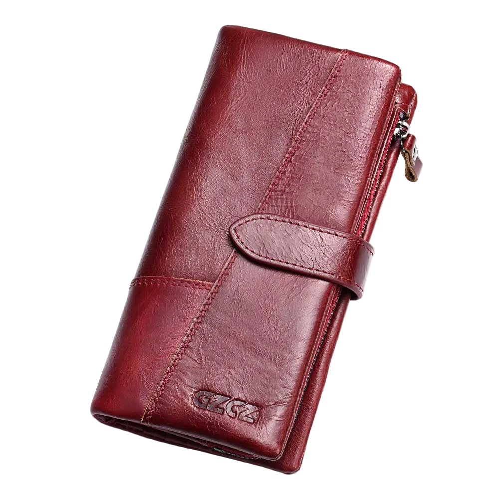 The Fern Cowhide Clutch Wallet
