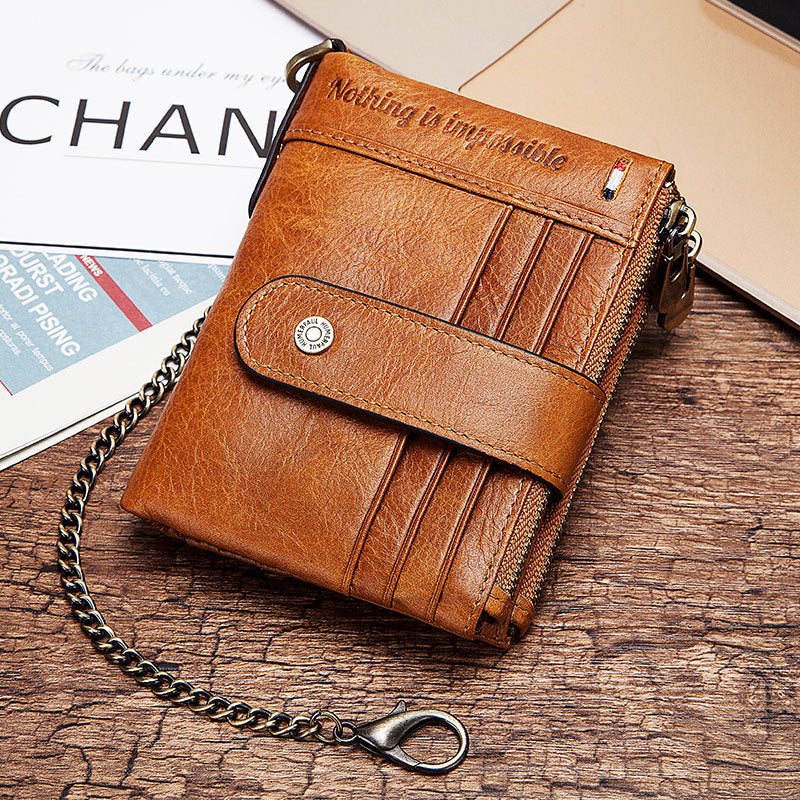 The Boone Double-Zip Wallet