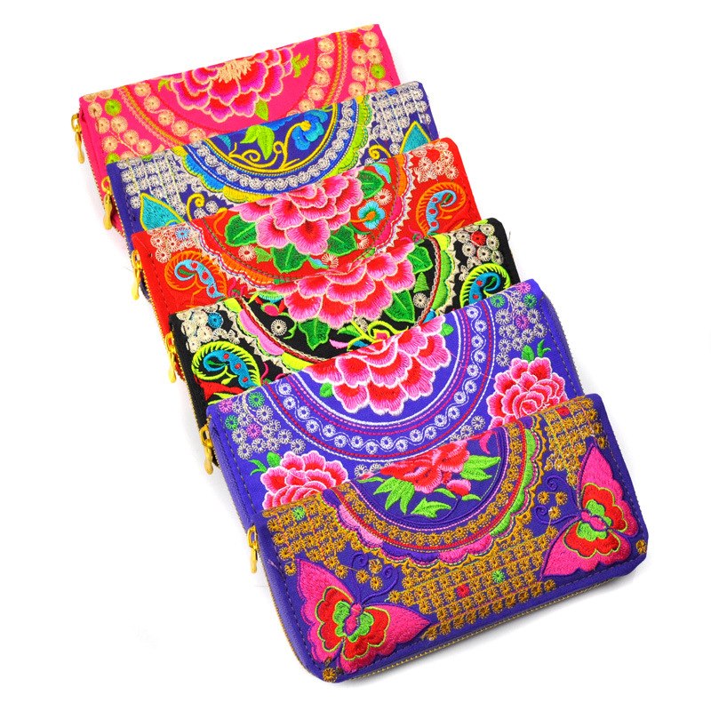 The Suri Embroidered Long Purse