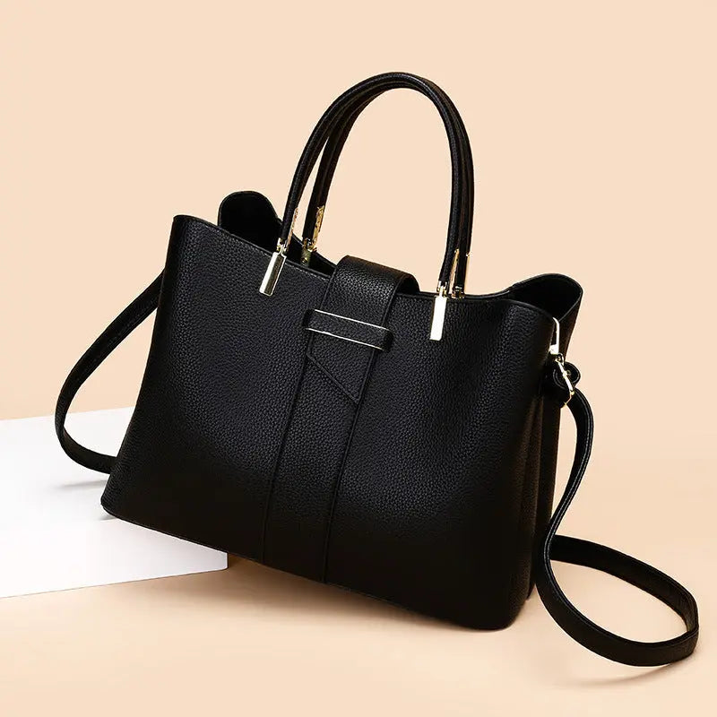 Retro women's handbag with crossbody strap — Vessa Bags