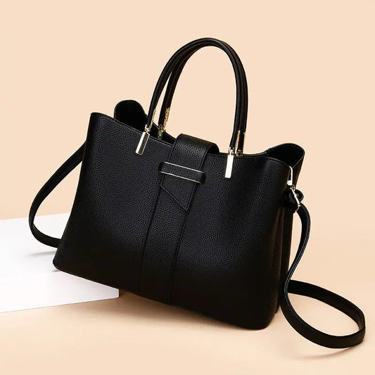 Retro women's handbag with crossbody strap — Vessa Bags