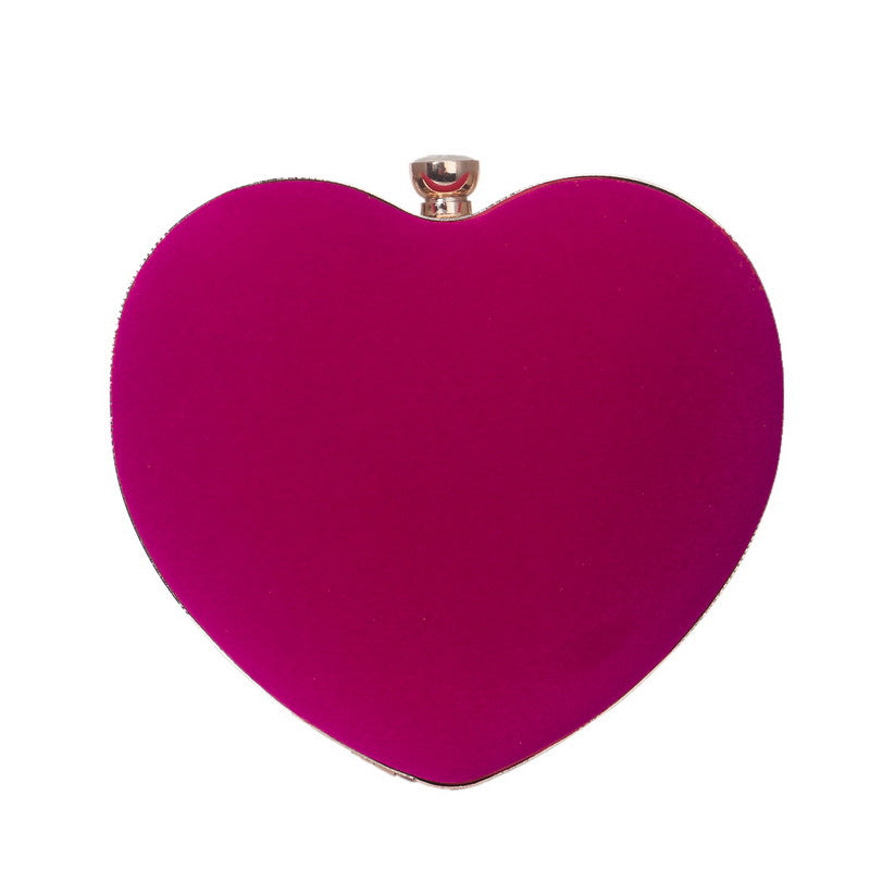 The Zadie Heart Evening Bag