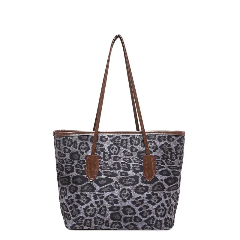The Zola Leopard Shopper