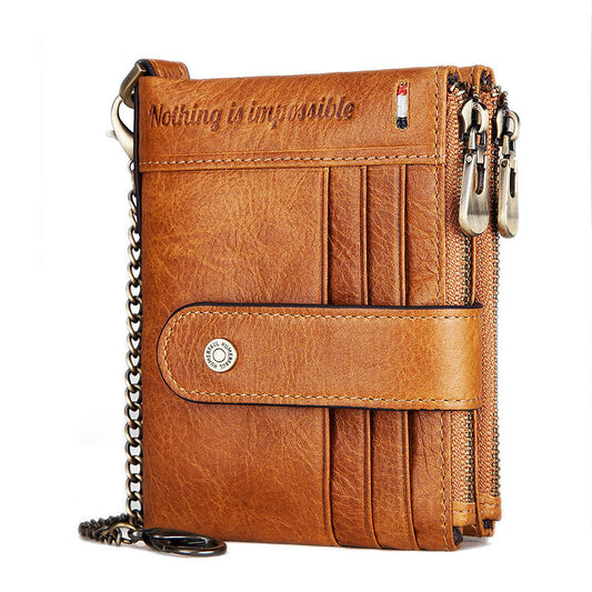 The Boone Double-Zip Wallet