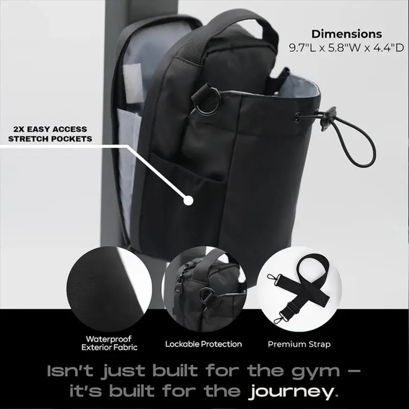 Magnetic Sling Bag – Gym, Travel & Work - Trends Zone