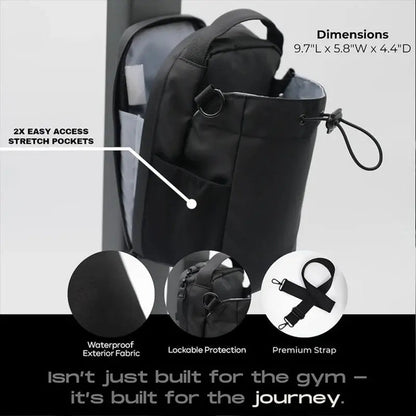 Magnetic Sling Bag – Gym, Travel & Work - Trends Zone