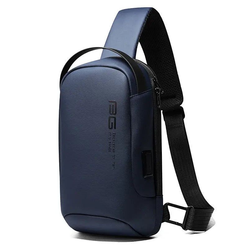 Men's waterproof crossbody messenger chest bag — Vessa Bags