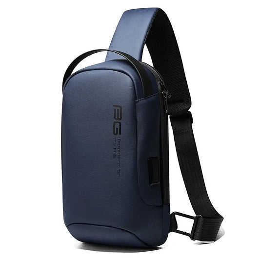 Men's waterproof crossbody messenger chest bag — Vessa Bags