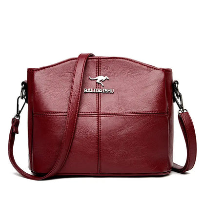 Panelled single-shoulder crossbody bag — Vessa Bags