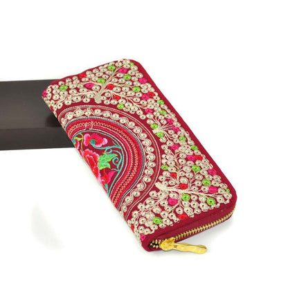The Suri Embroidered Long Purse