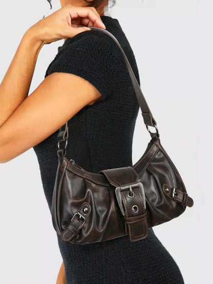 The Elke Two-Tone Shoulder Bag