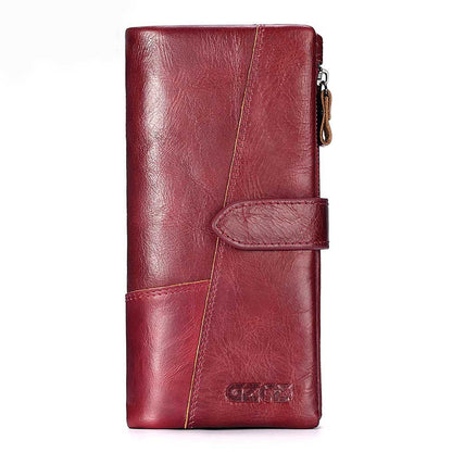 The Fern Cowhide Clutch Wallet