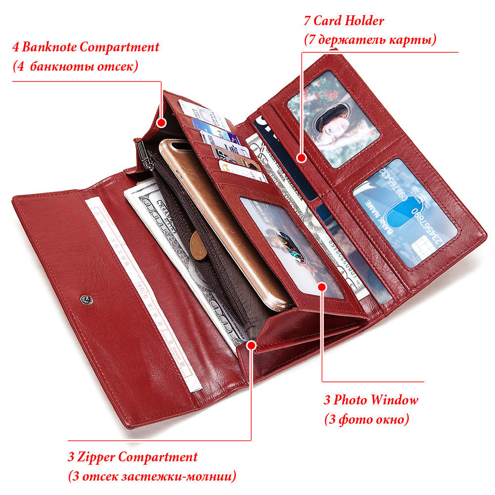 The Solene Long Clutch Wallet