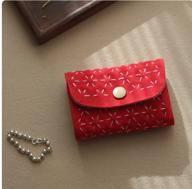 The Opal Accordion Coin Purse