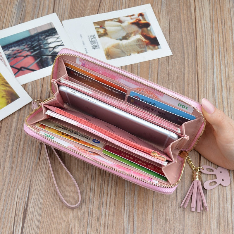 The Talia Tassel Long Wallet