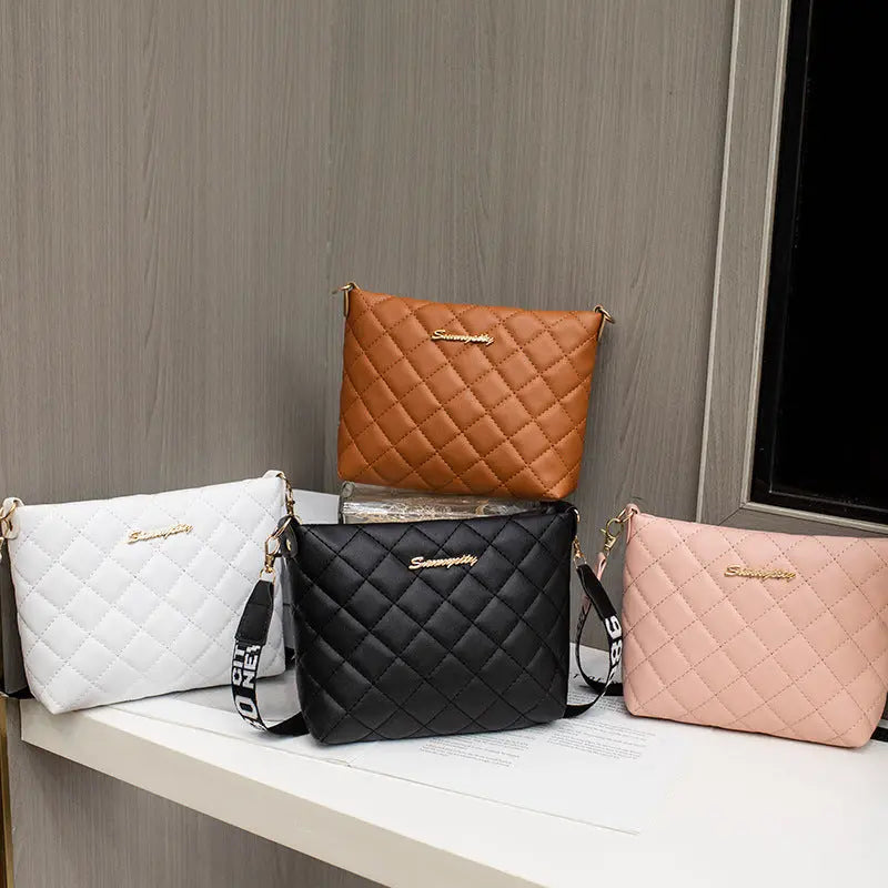 Trendy Bag for Women – Embroidered PU Leather Crossbody Purse - Trends Zone