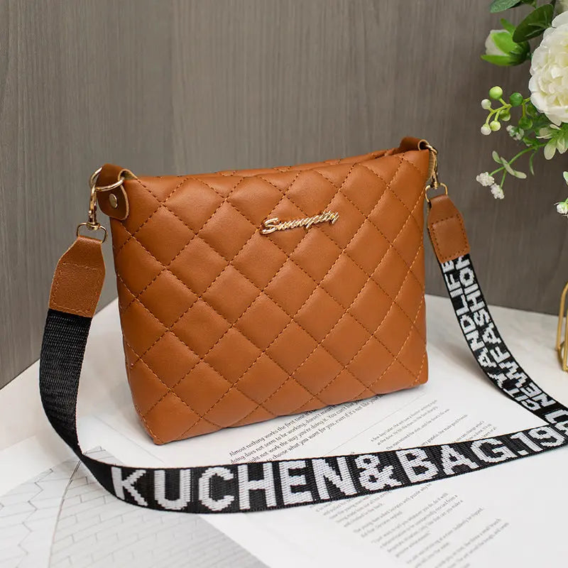 Trendy Bag for Women – Embroidered PU Leather Crossbody Purse - Trends Zone