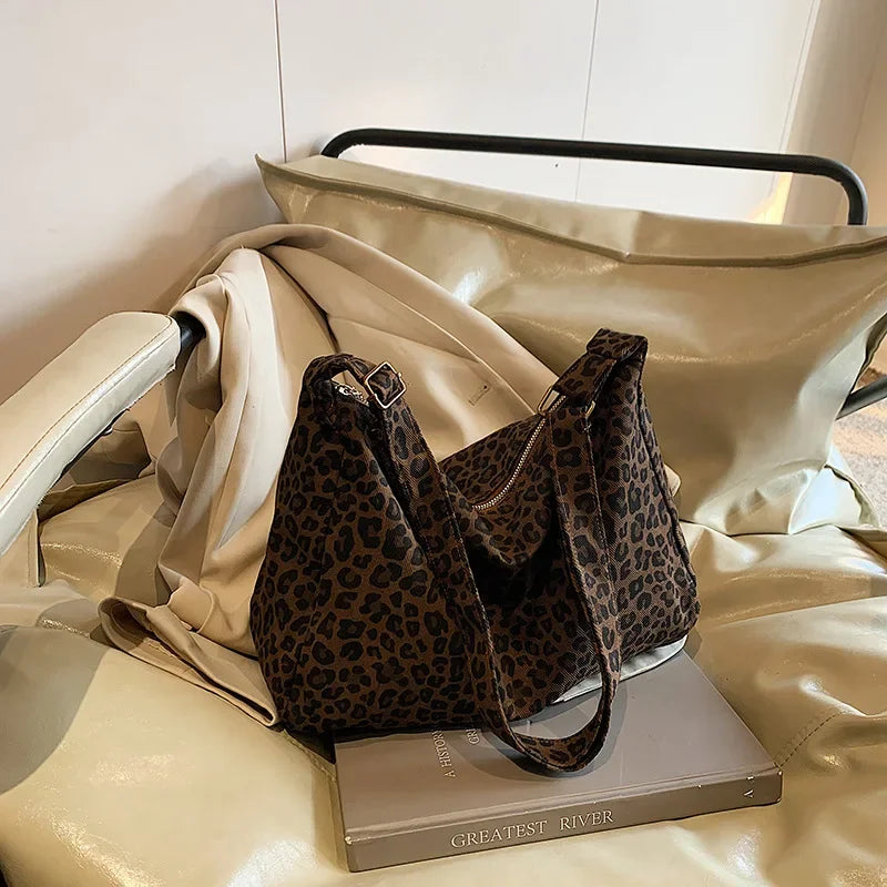 The Noa Leopard Hobo Bag